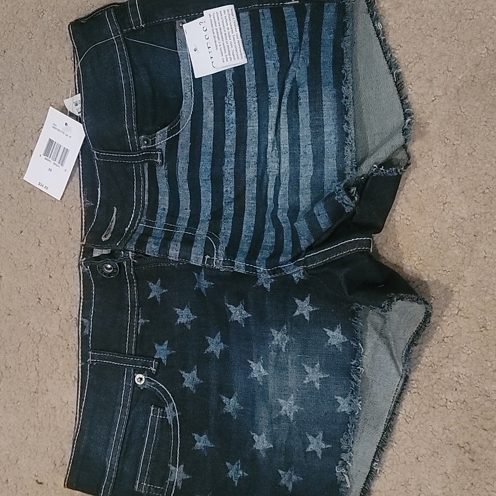 Guess stars and stripes flag shorts 30
